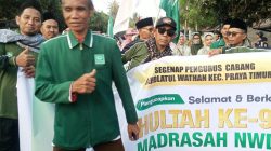 Pesona Kecintaan Pada Maulana, Pengurus Cabang NW Praya Timur, Ikut Sukseskan Hultah Madrasah NWDI Ke 91