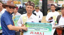 Kelompok Tani Saling Saduk Desa Mertak Raih Juara I Lomba Kelembagaan Loteng