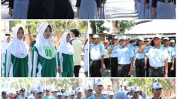 Lomba Gerak Jalan Tingkat SMA, Para Bamus Tampil Sigap, disiplin, dan terorganisir