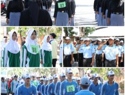 Lomba Gerak Jalan Tingkat SMA, Para Bamus Tampil Sigap, disiplin, dan terorganisir