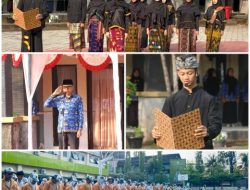 Aksi Kompak Ditunjukkan Murid MAN 1 Loteng Saat Deklarasikan Sumpah Pemuda